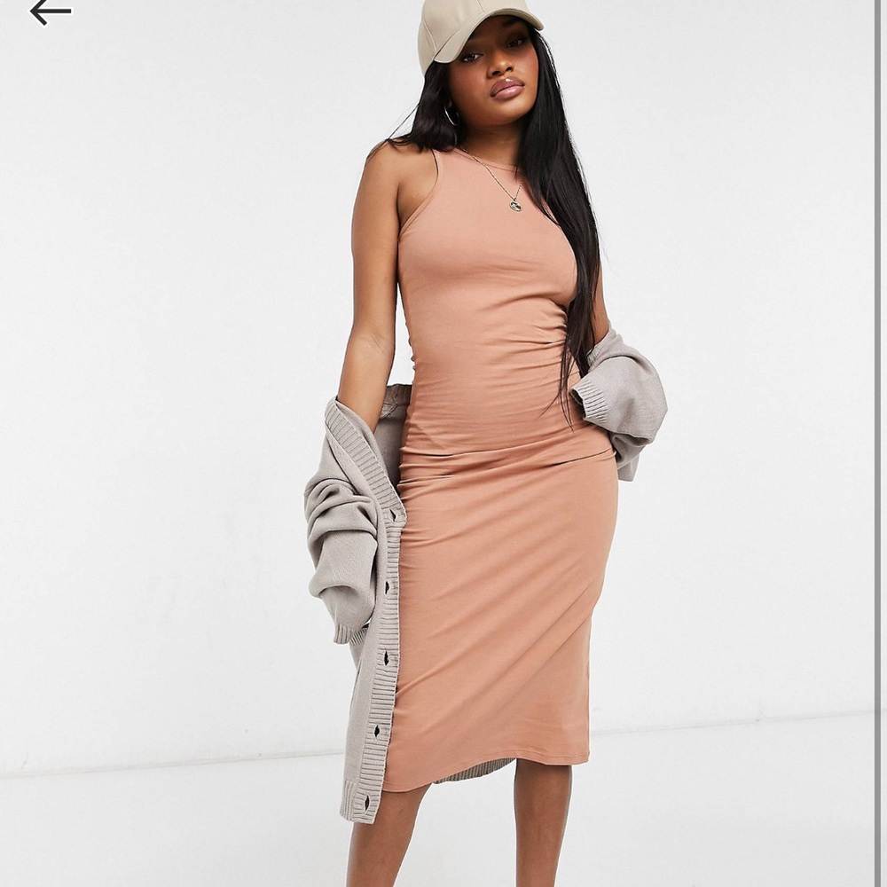 ASOS Petite Racer Back Midi Dress NEW